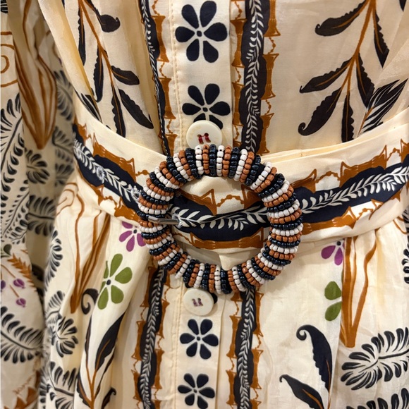 Farm Rio Classic Nature Sand Mini Dress - Picture 9 of 12